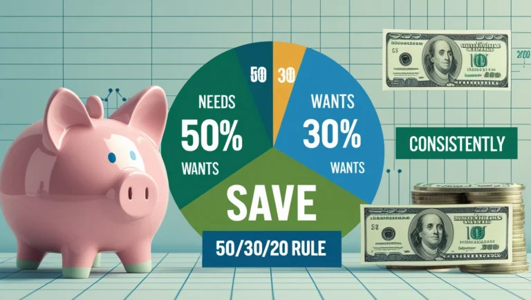 How to Save Money Consistently with the 50/30/20 Rule