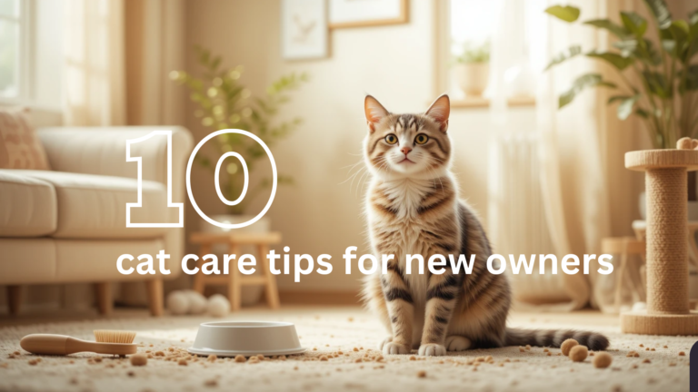 cat care tips for new owners